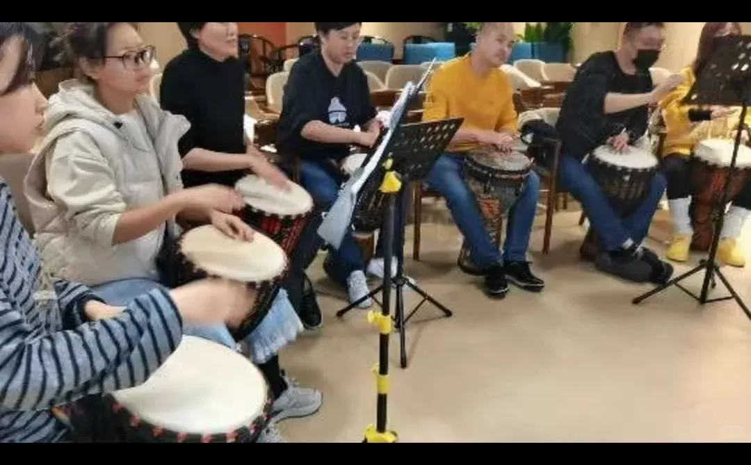 暖冬集训营➠打造专属成人朋友非洲鼓体验营