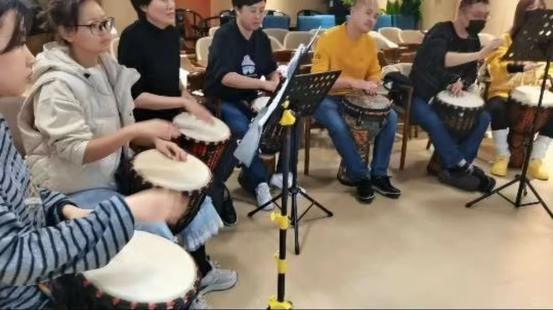 暖冬集训营➠打造专属成人朋友非洲鼓体验营