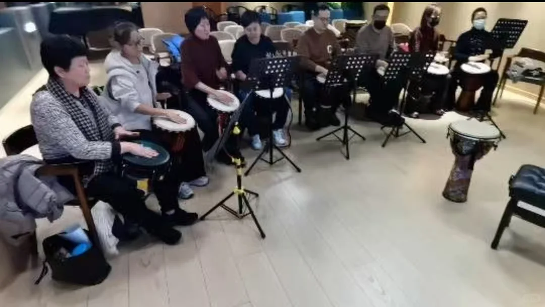 暖冬集训营➠打造专属成人朋友非洲鼓体验营