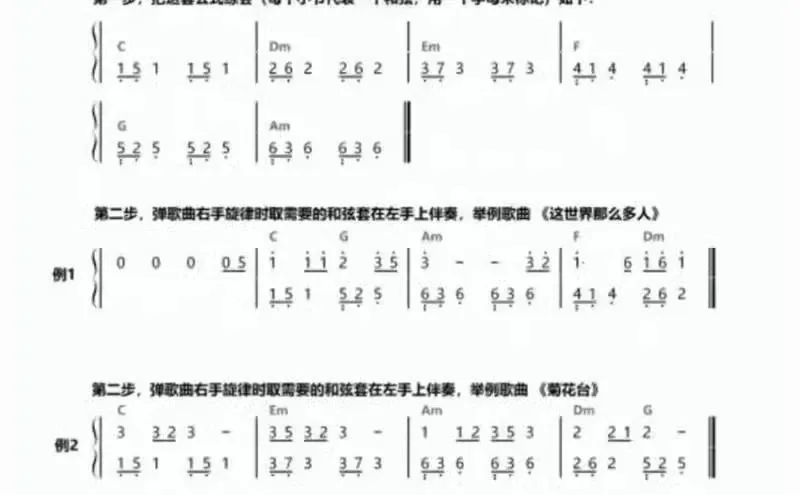 106首流行钢琴双手简谱PDF和弦曲谱电子版