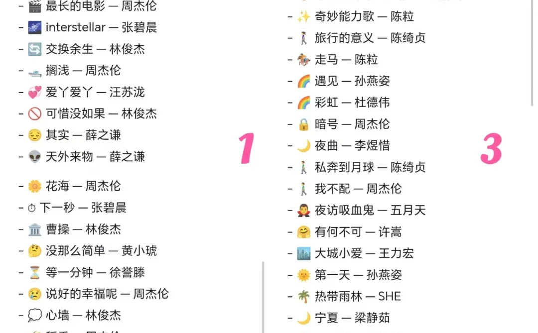 新人主播也可以拿捏的歌单💯好用到爆‼️