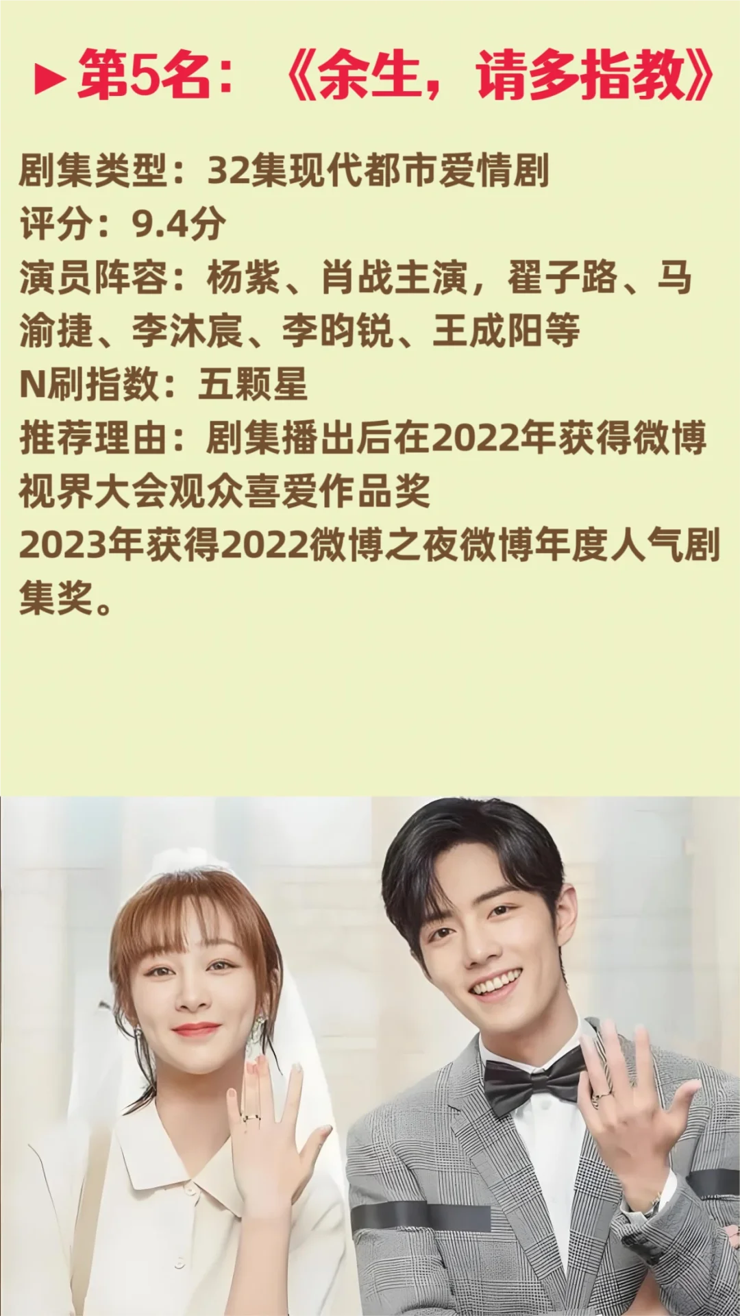 9分以上，值得N刷排名前十的10部剧。