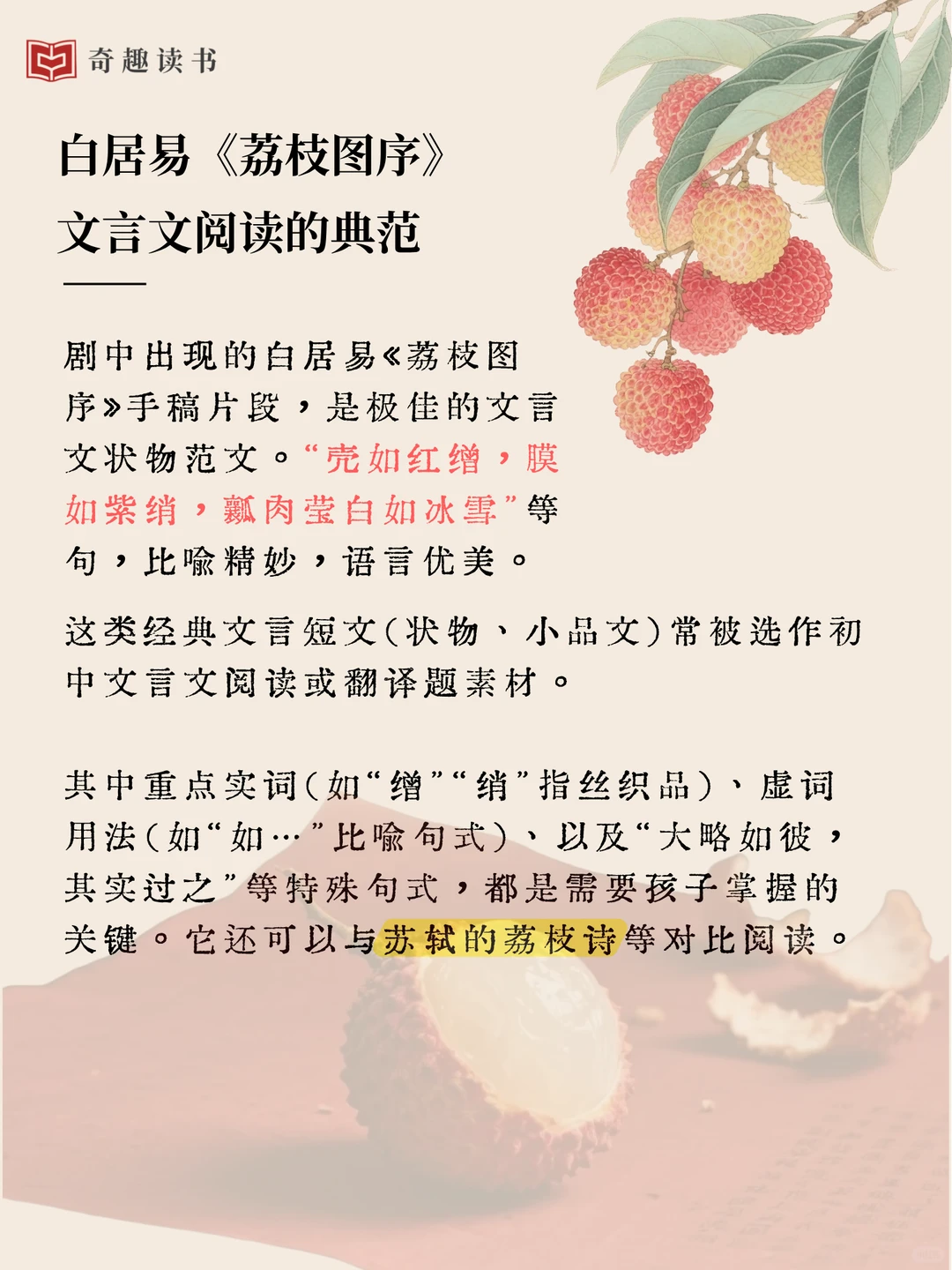 扒《长安的荔枝》发现知识？这些考点别错过