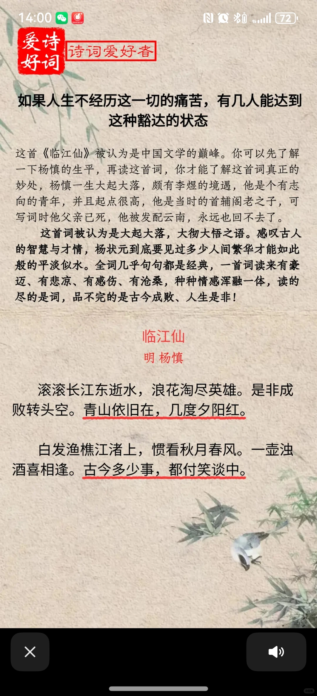 经典诗词的魅力~