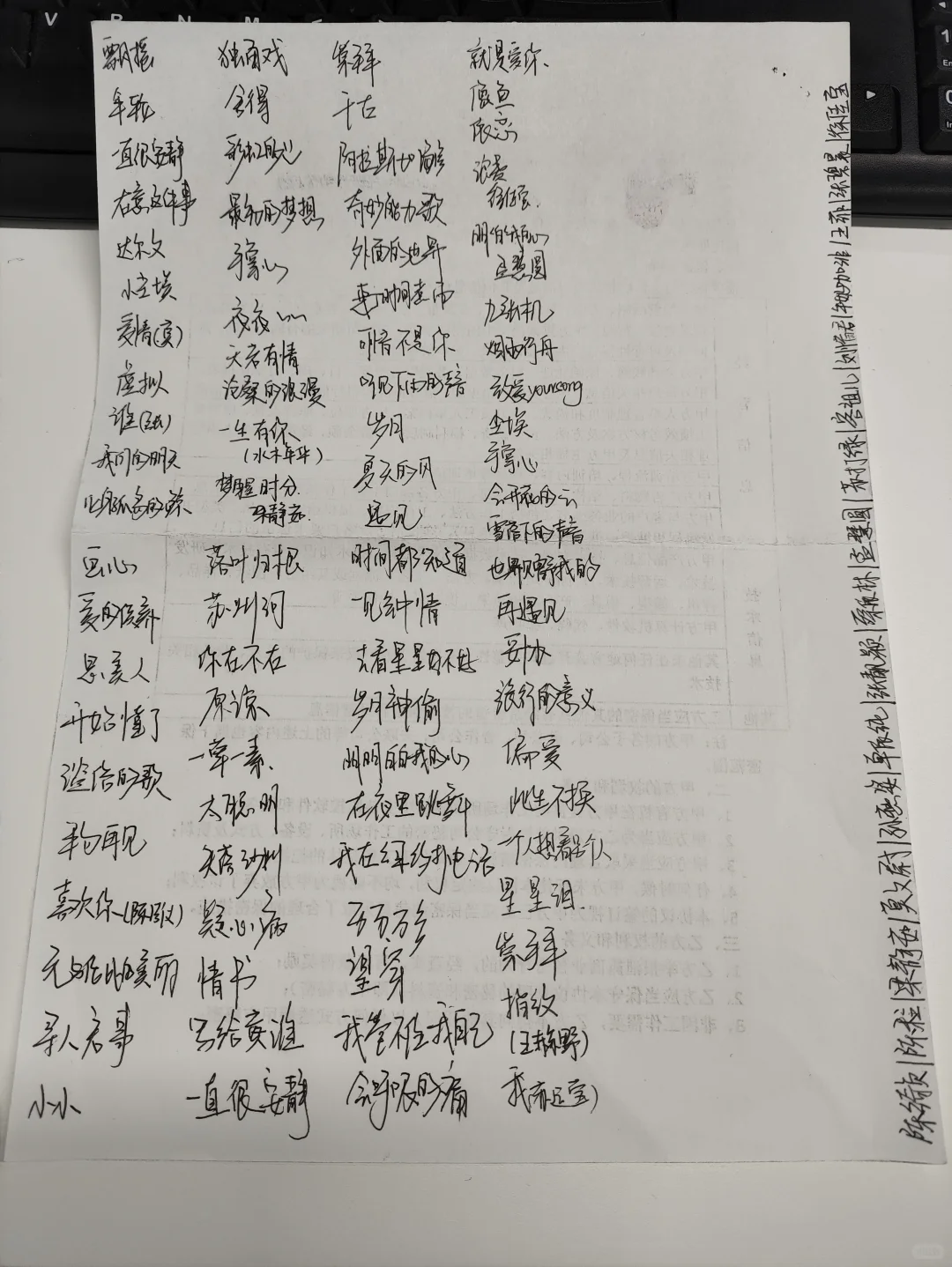 周六KTV，歌单已就绪