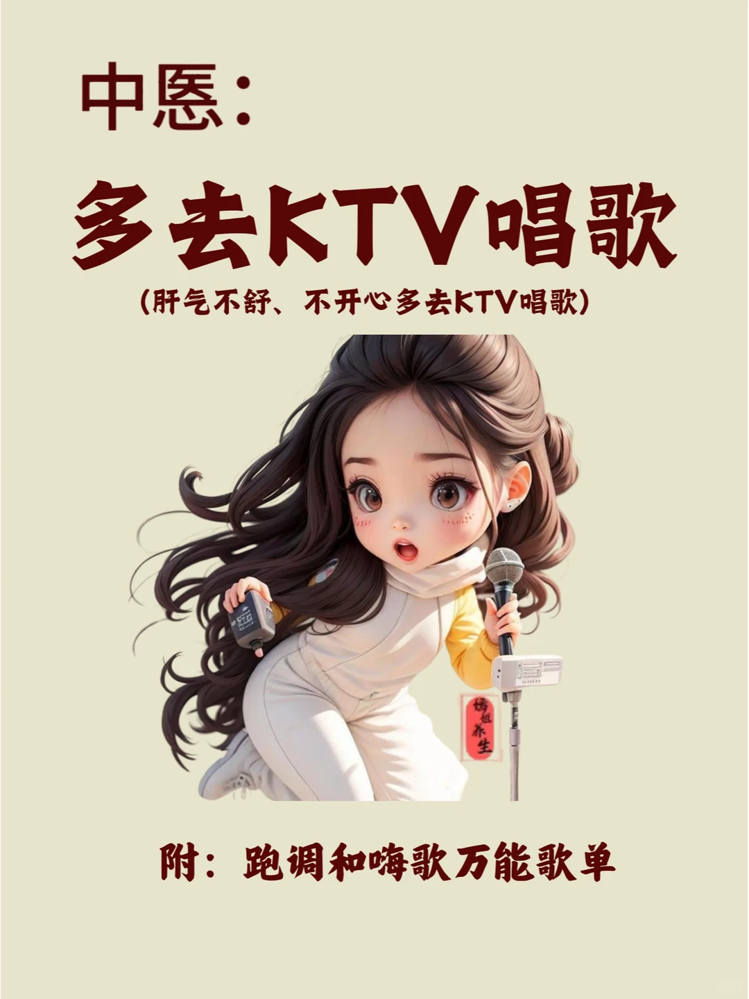 唱歌也能养生 2025年必火的嗨歌歌单来啦！