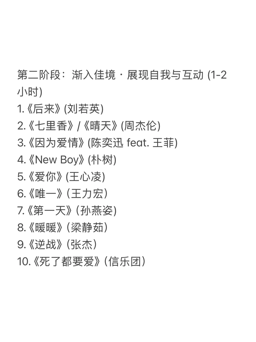 投稿16:适合2人以上去ktv的歌单整理