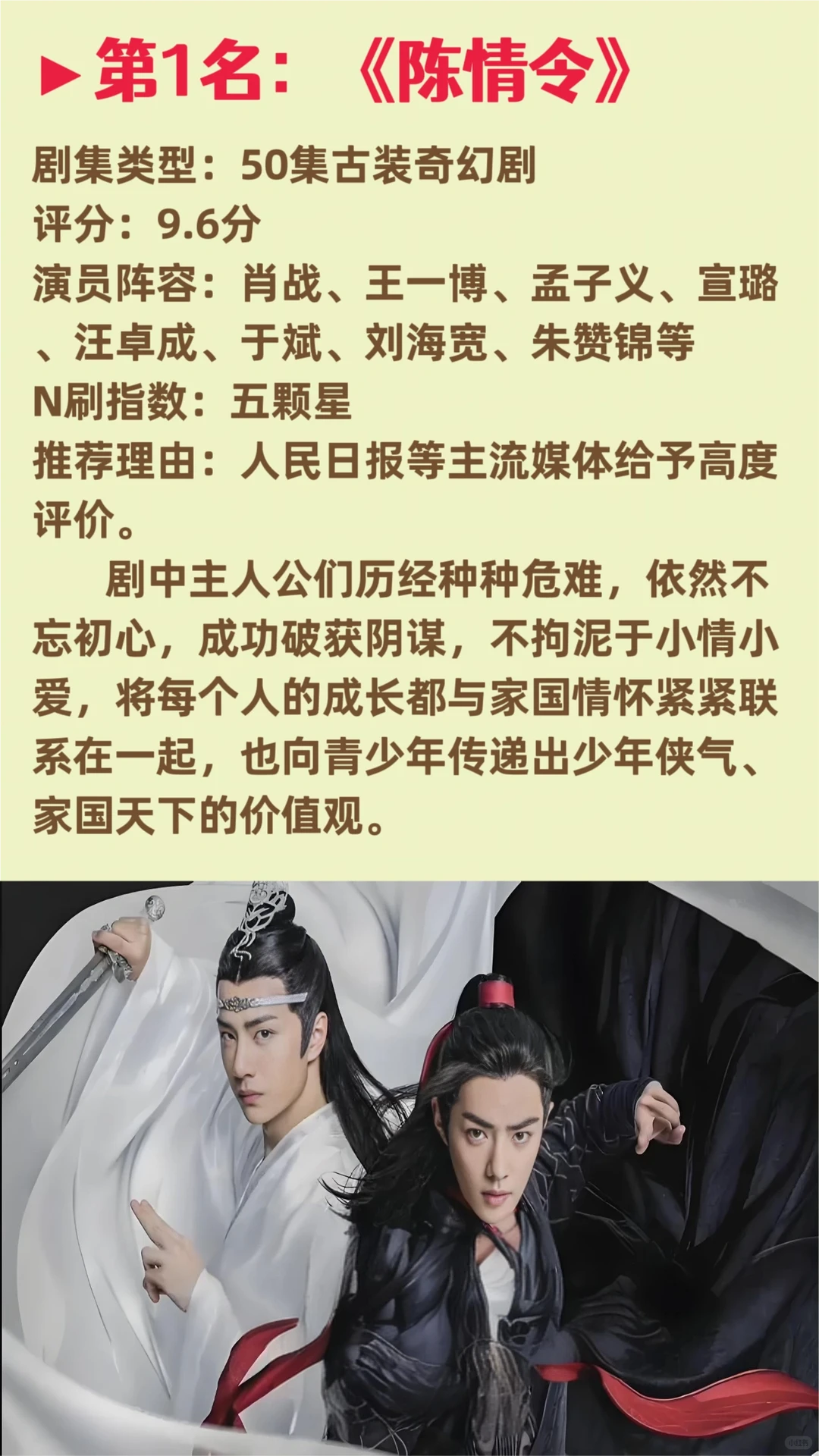 9分以上，值得N刷排名前十的10部剧。