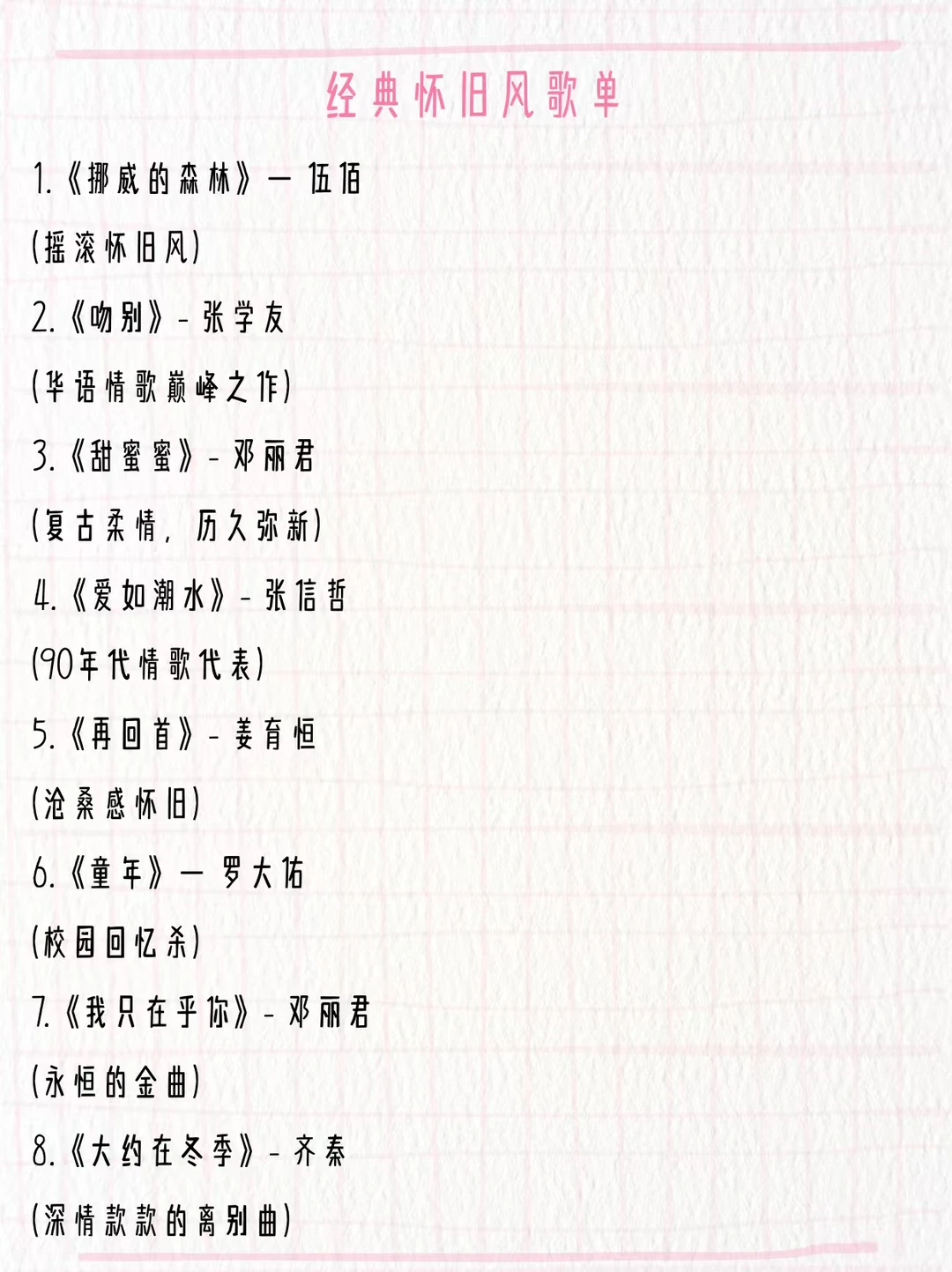 🎤🎤🎤语音厅五大曲风歌单！轻松拿捏老板