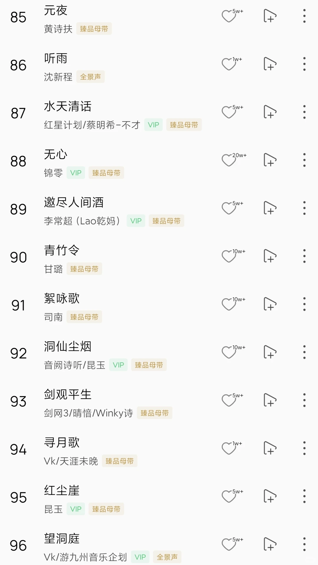 一百首古风歌曲推荐🤗