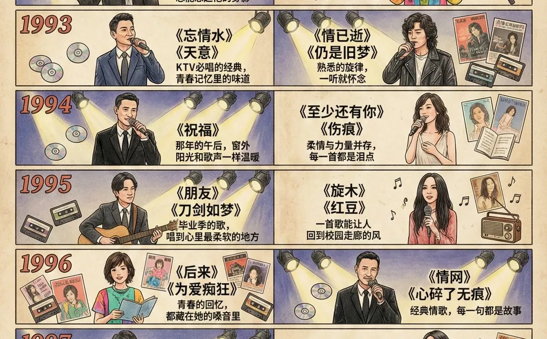 3张长图讲完华语乐坛最牛的30年