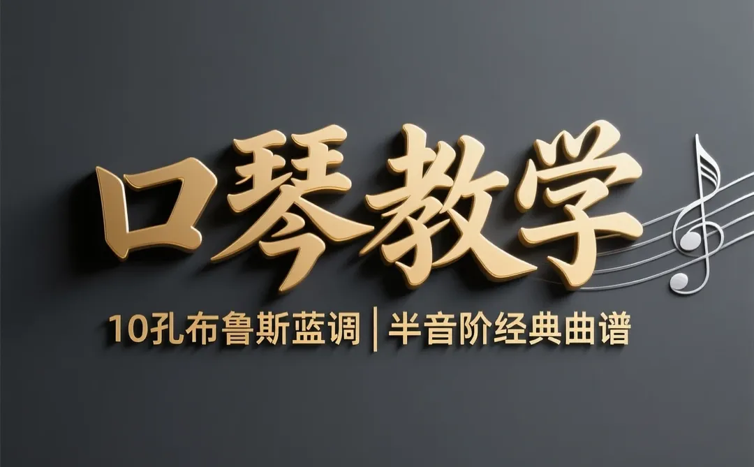 口琴入门干货｜十孔布鲁斯教学·曲谱教程