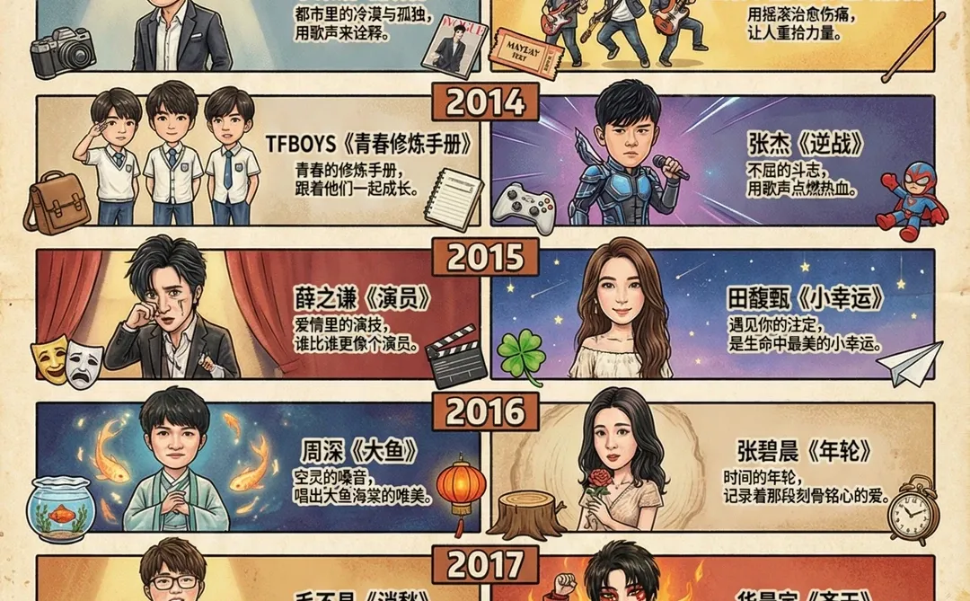 华语乐坛30年神仙打架史！终极版建议收藏