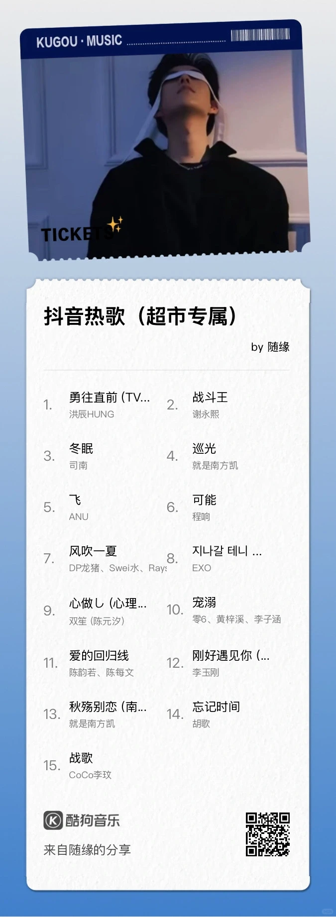 今日份酷狗音乐歌单推荐