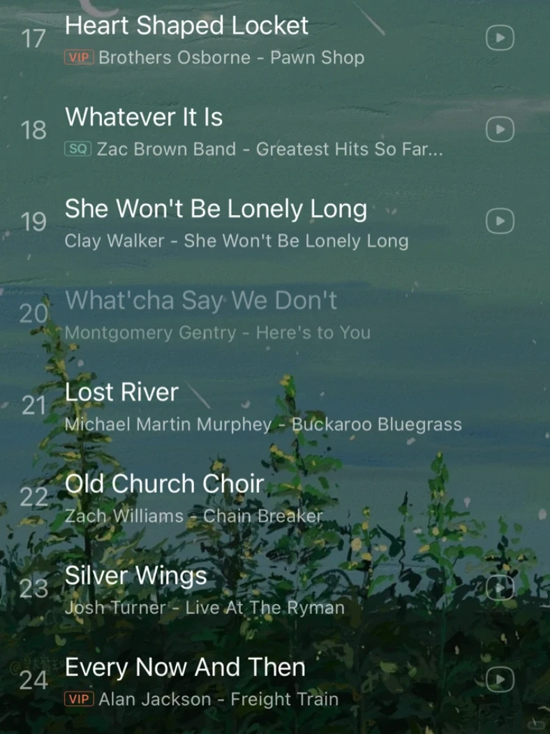 私藏歌单｜超级好听的乡村民谣‼️