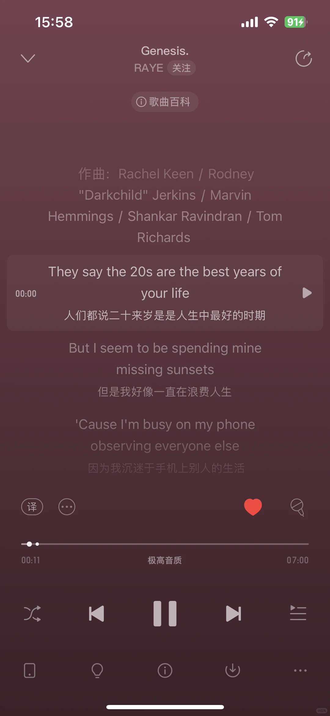 一些有女性主体意识的歌曲6.0