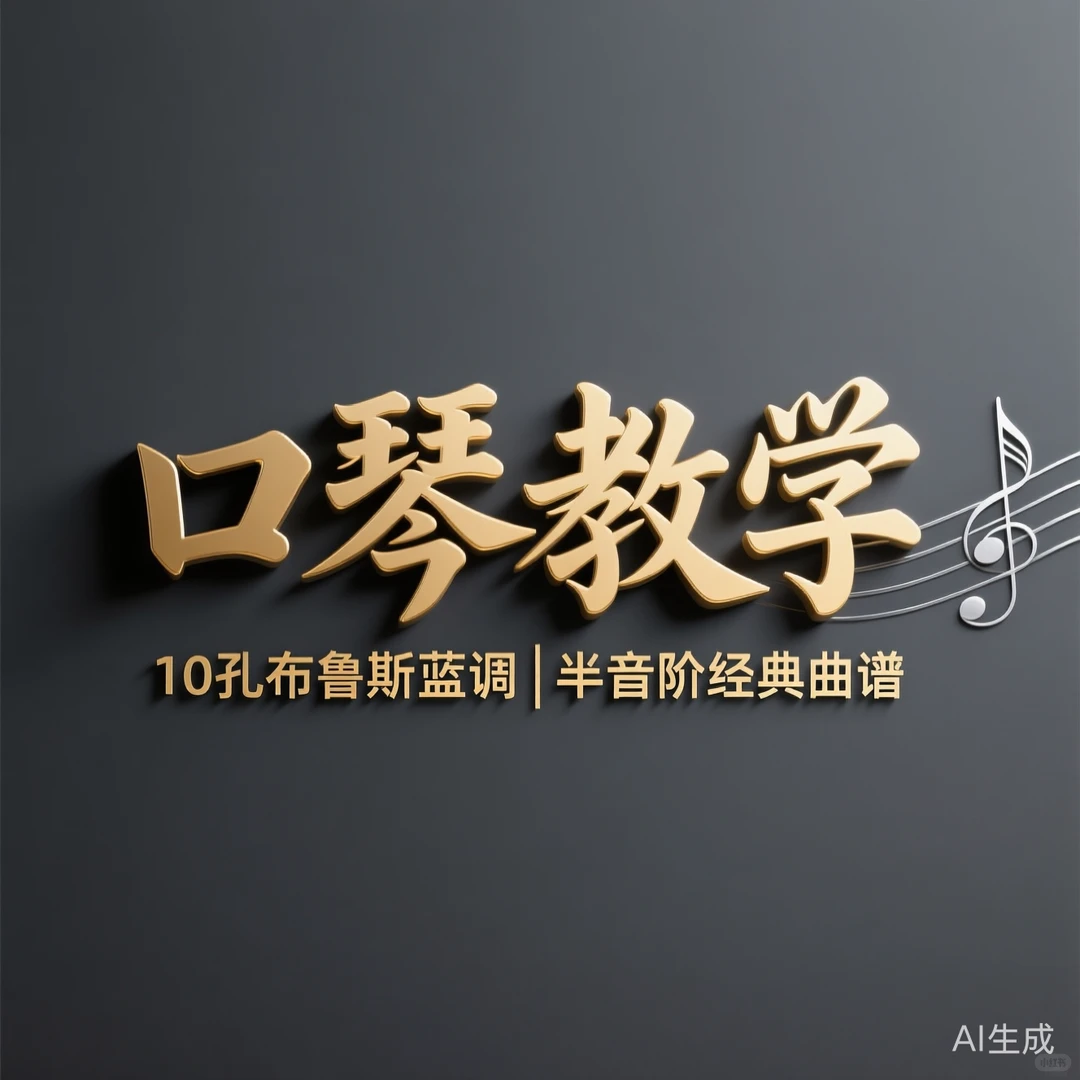 口琴入门干货｜十孔布鲁斯教学·曲谱教程