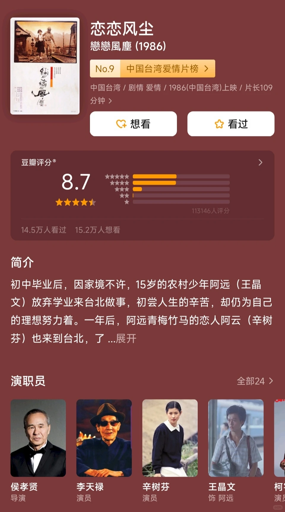 电影推荐✔华语电影十佳