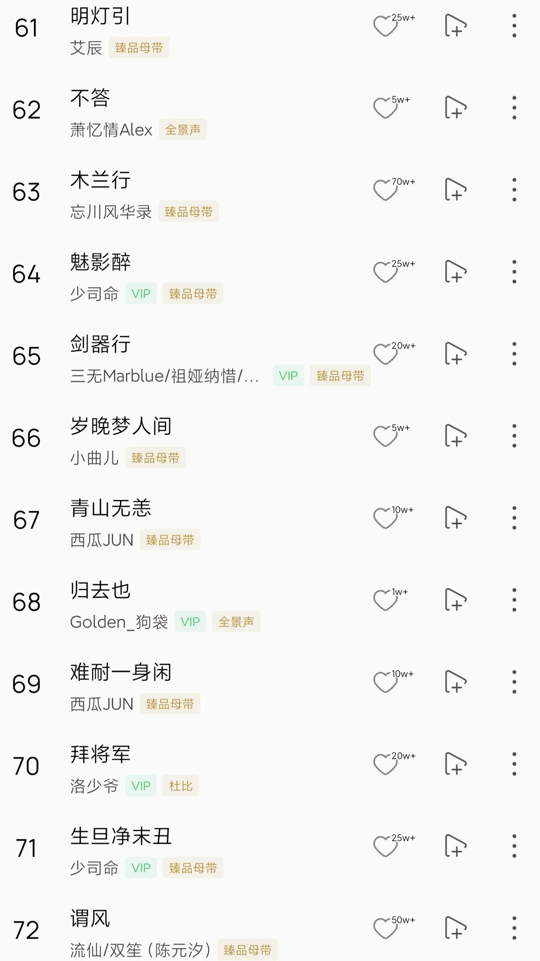 一百首古风歌曲推荐🤗