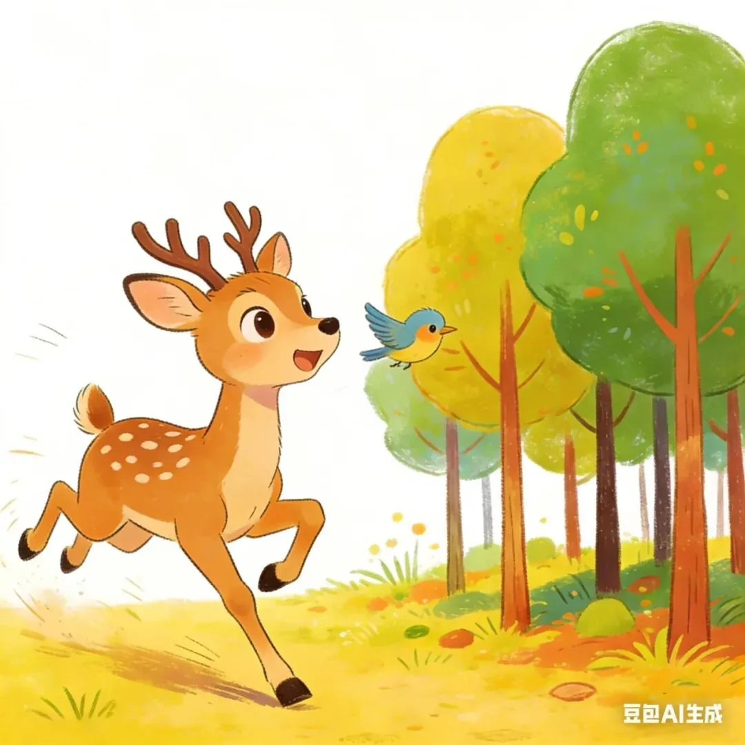 我爱儿歌(28):小鸟与梅花鹿(附歌曲音频)