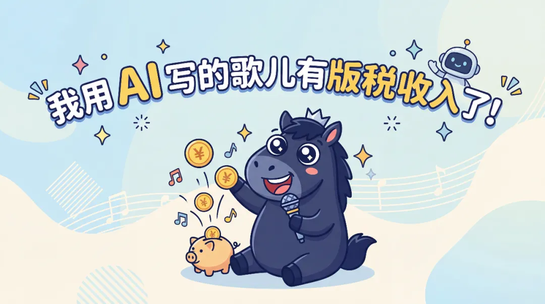 我用 AI 写的歌儿有版税收入了!附上教程