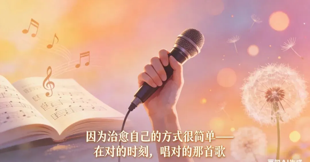 《如果无法自己写歌,那就让老歌做你的嘴巴:因为治愈自己的方式很简单——在对的时刻,唱对的那首歌》