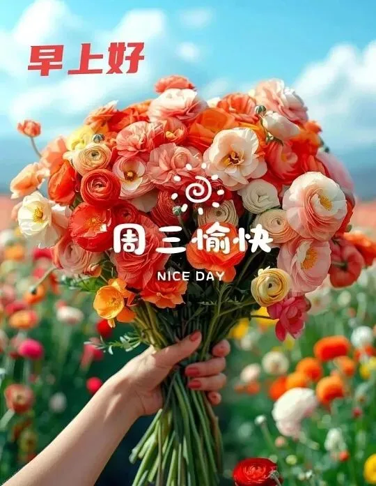 周三吉祥!最美的早安祝福歌曲送给您!