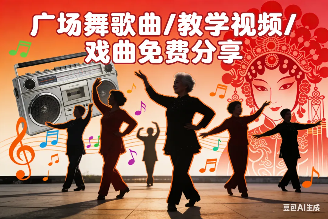 广场舞歌曲、广场舞教学视频、老人随身听广场舞歌曲戏曲 免费下载