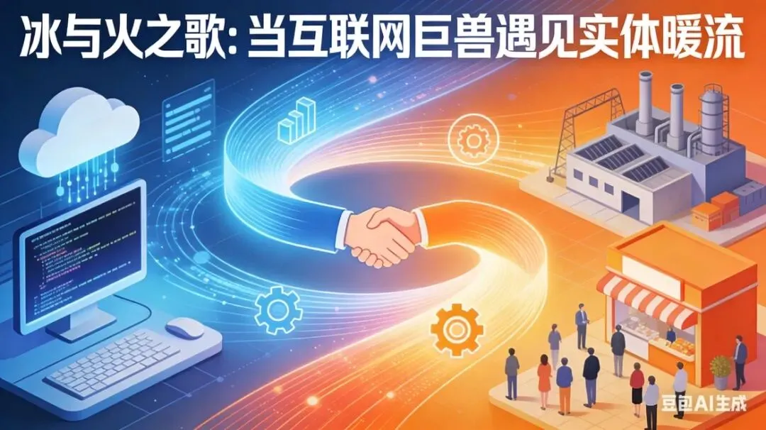 冰与火之歌:当互联网巨兽遇见实体暖流