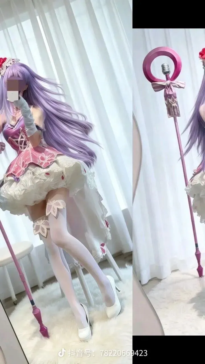 紫韵星歌|王昭君偶像歌手COS,把峡谷顶流偶像的氛围感拉满了!