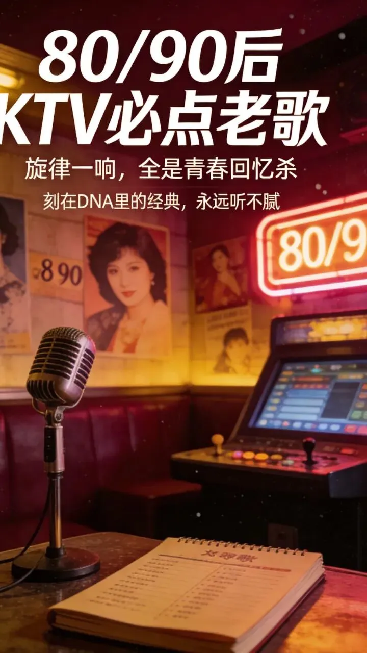 :80/90后KTV必点老歌,旋律一响,全是青春回忆杀