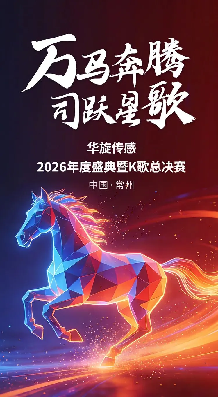 万马奔腾 司跃星歌 | 华旋传感 2026年度盛典