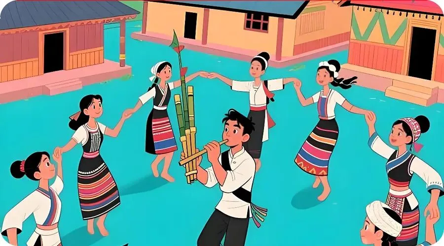 童声歌曲《葫芦笙吹响喽》