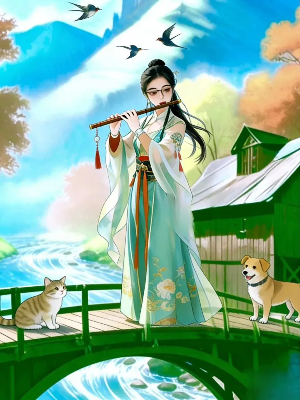 《秋林逐影,箭啸长歌》