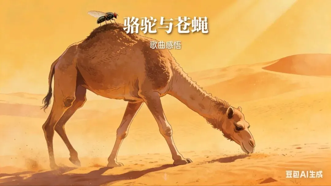 听歌曲《骆驼与苍蝇》有感
