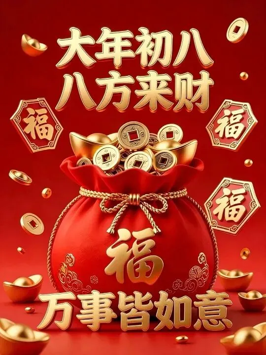 大年初八,八首祝福歌曲祝您八方来财