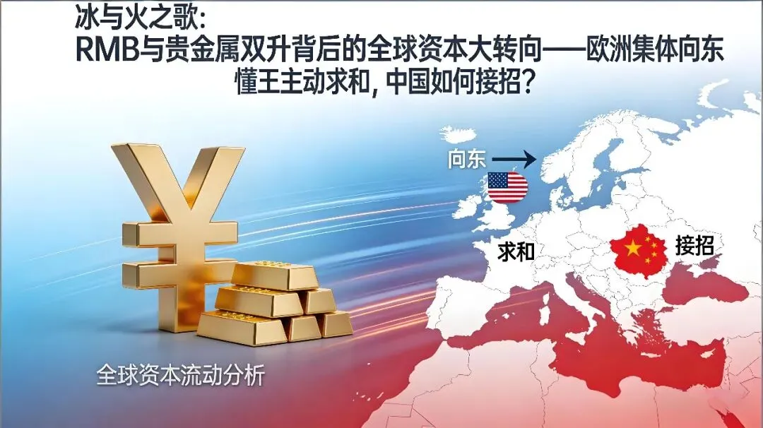 冰与火之歌:人民币与贵金属双升背后的全球资本大转向——欧洲集体向东、特朗普主动求和,中国如何接招?