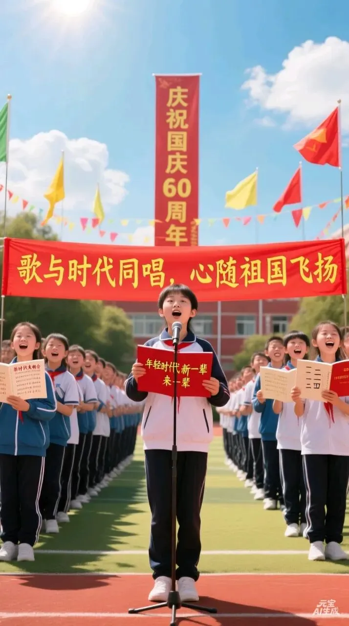 歌与时代同唱,心随祖国飞扬