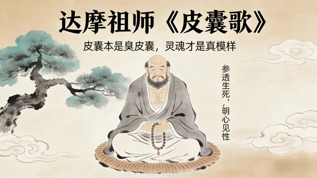 达摩祖师《皮囊歌》的全文及解析