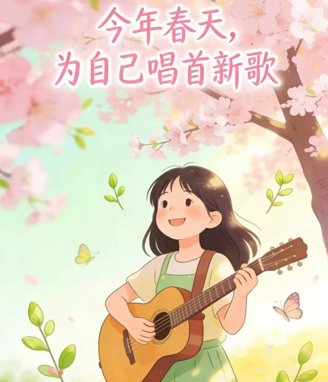 别再唱老歌了,今年春天,为自己唱首新歌