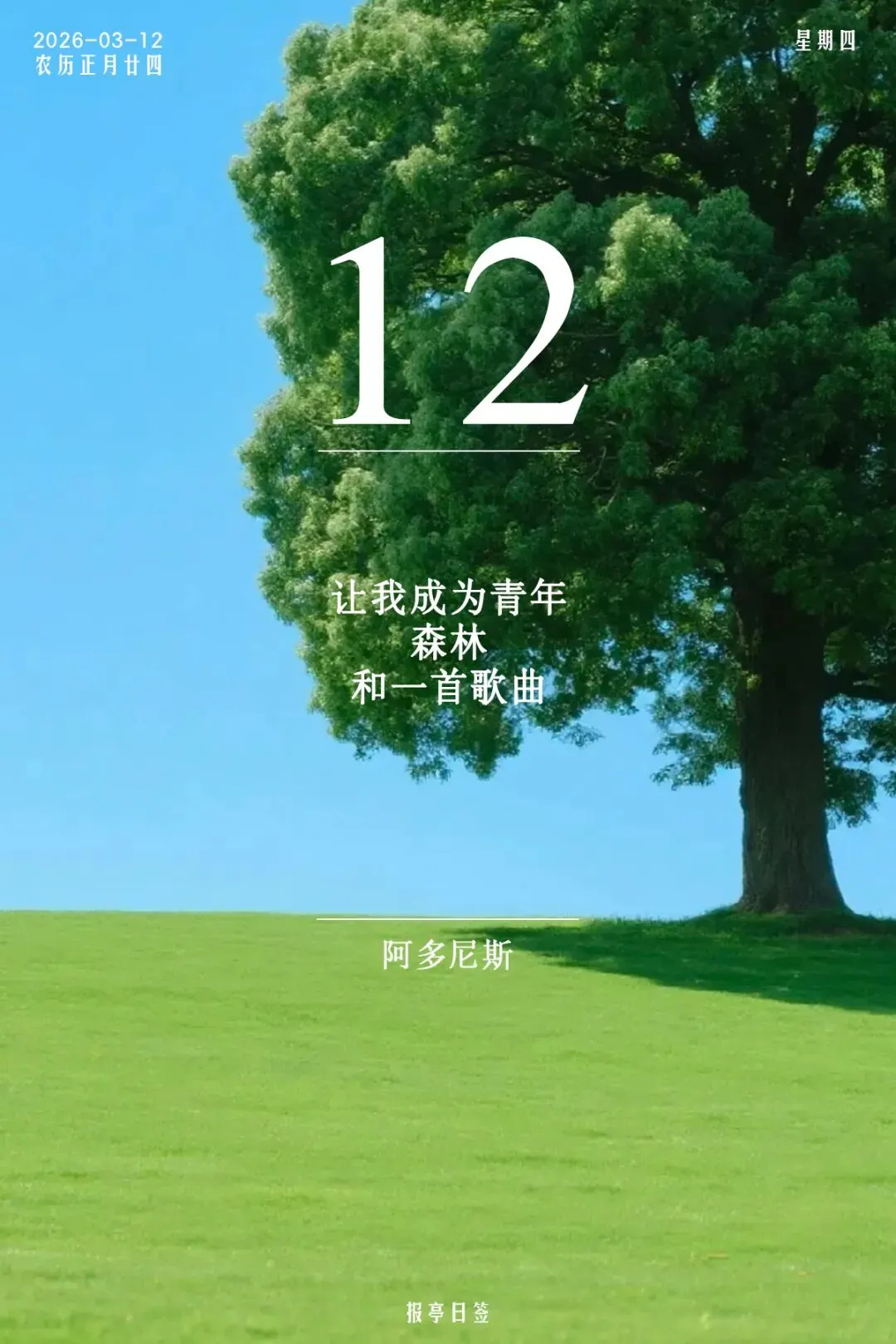 北师报亭丨让我成为青年、森林和一首歌曲