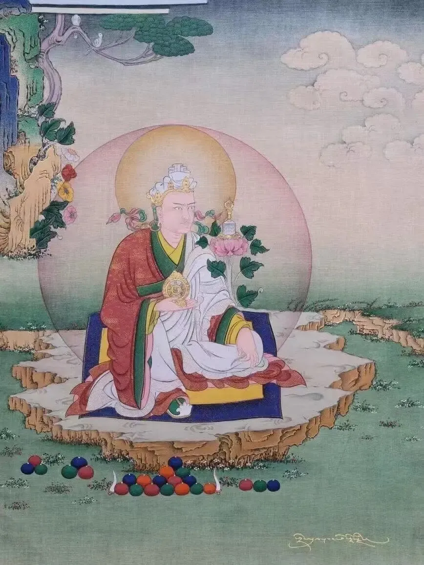 一世珠巴法王道歌 | 《持明欢喜会供歌·白莲绽放之青春·蓦然流露勇士道歌》