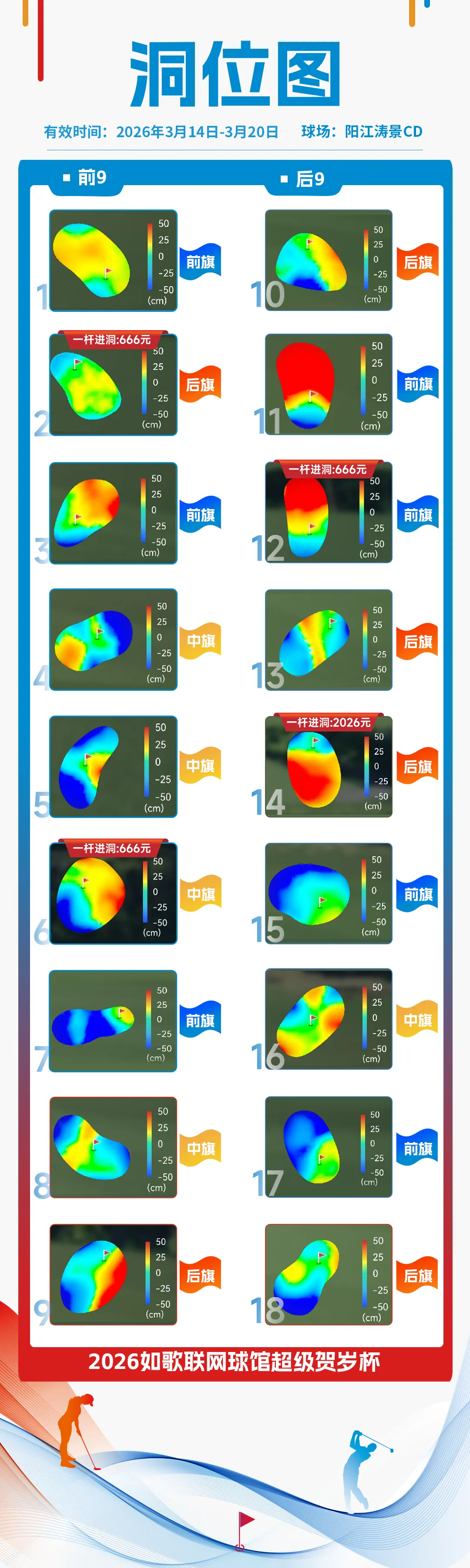 2026如歌贺岁杯丨排位赛第一周-球场设置(3.14-3.20)