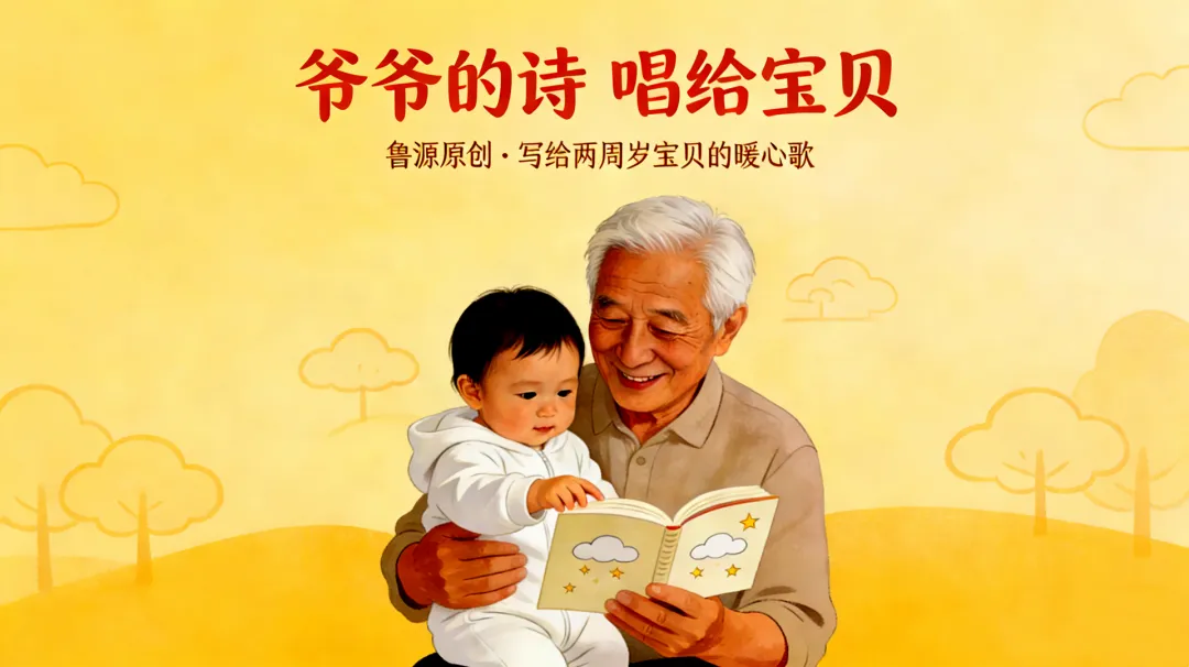 爷爷的诗 唱给宝贝|鲁源原创暖心歌曲温情发布
