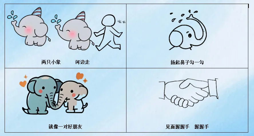 【小班歌曲】两只小象