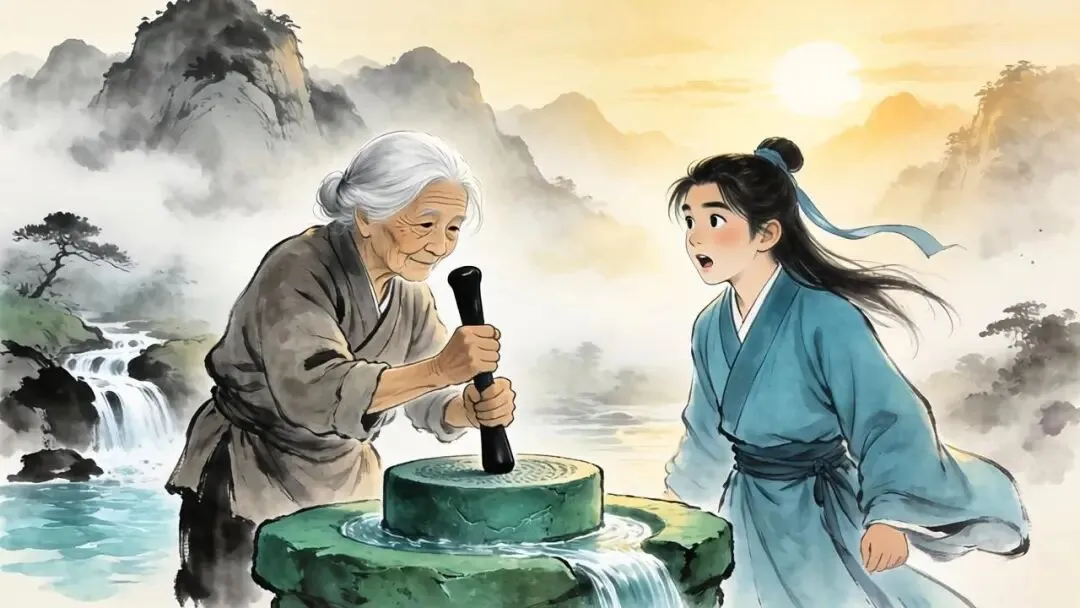 青莲剑歌 | 李白的修真宇宙 第一卷:锦城云乐,剑气初鸣 第二章:铁杵磨针悟剑心