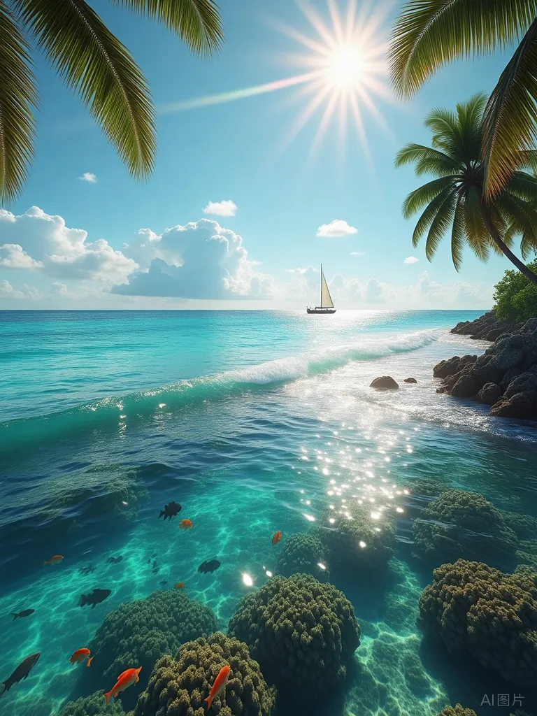 梦幻般的大海和年少时与海有关的老歌——“海浪、沙滩、仙人掌……”