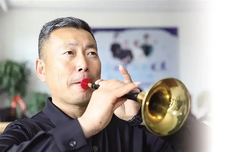 河间吹歌传承基地徽章文化传递!