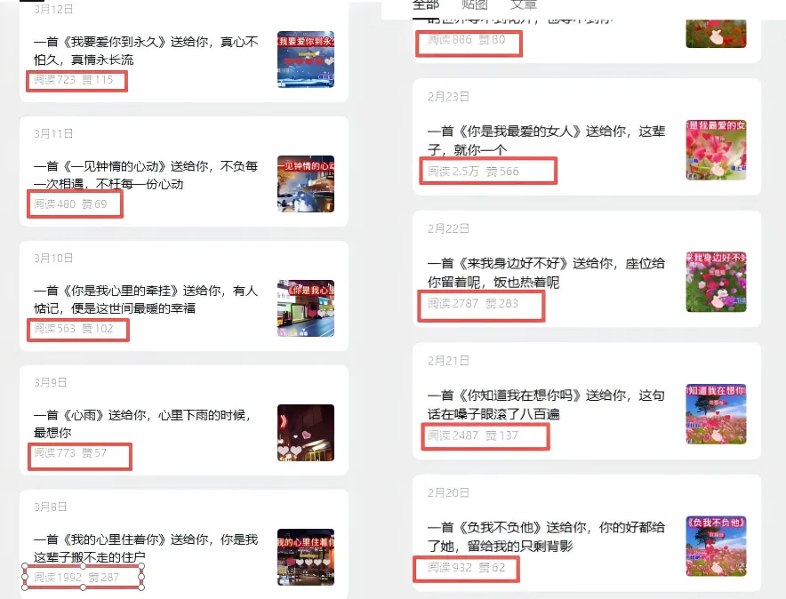 公众号“老歌情怀”赛道:阅读量少但单价是别人的三倍!