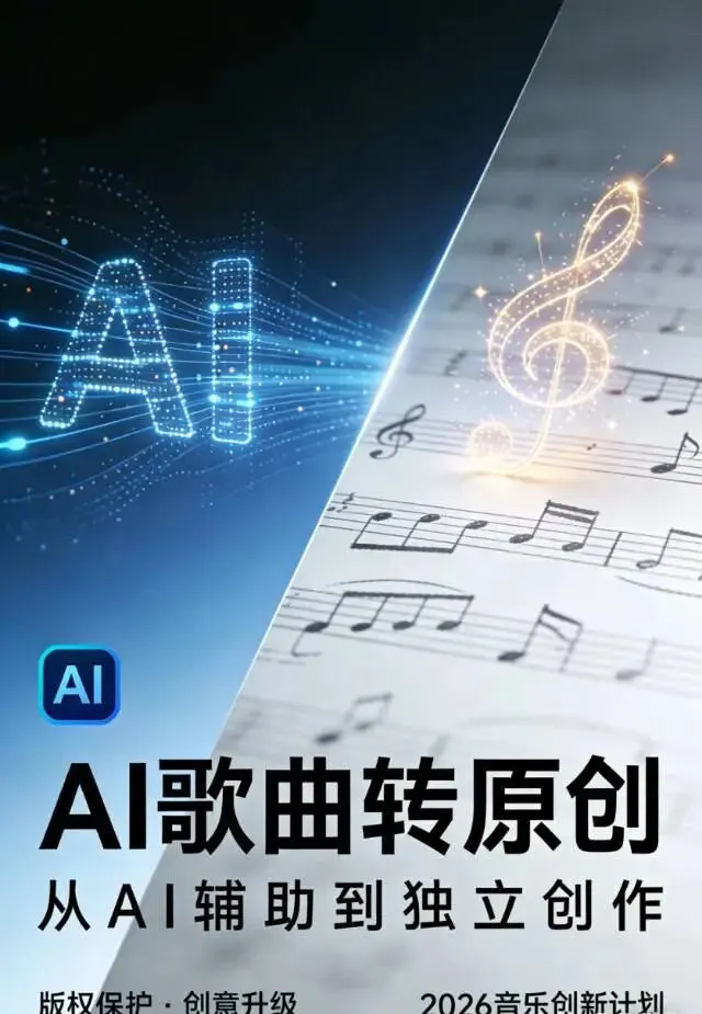 AI歌曲怎么转原创